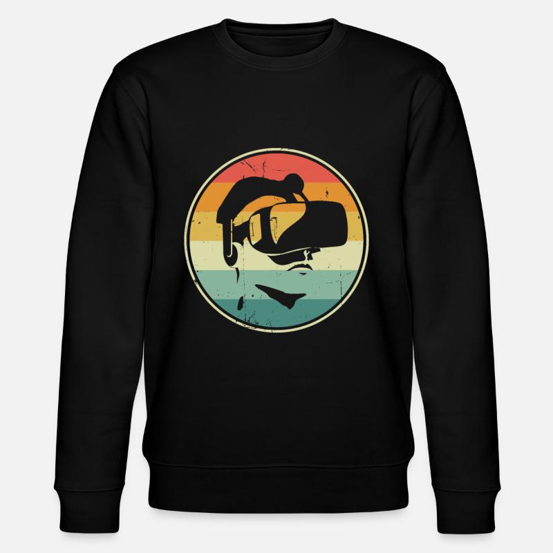 Virtual Reality VR Gift - Stanley/Stella CHANGER Unisex Organic Sweatshirt - black