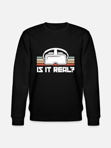 Virtual Reality VR Gift - Stanley/Stella CHANGER Unisex Organic Sweatshirt - black