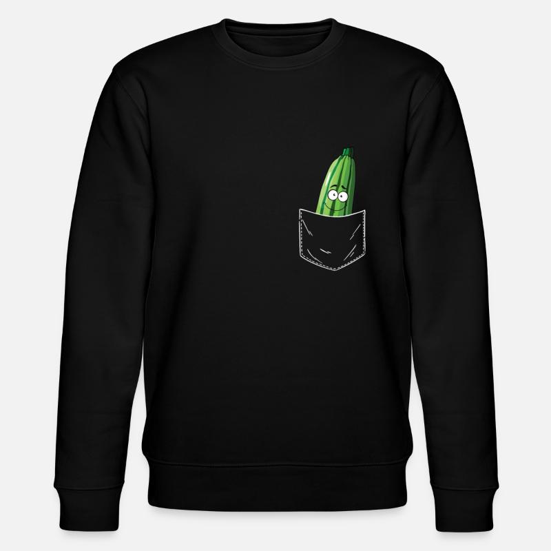 Zucchini - Stanley/Stella Unisex Bio-Sweatshirt CHANGER  - Schwarz