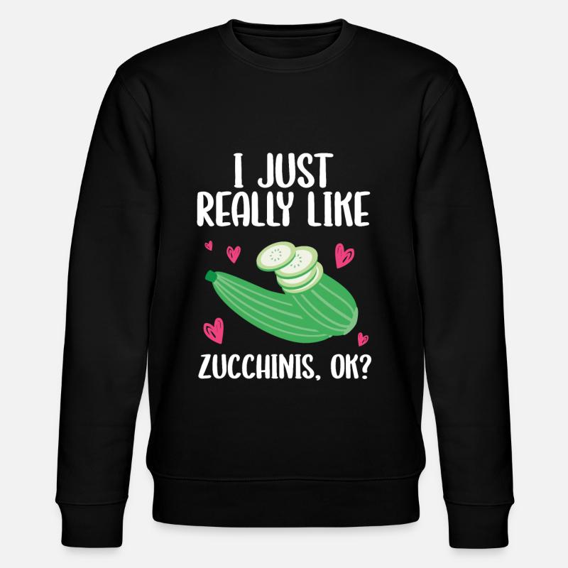 Courgette - Sweat bio CHANGER Stanley/Stella Unisexe - noir