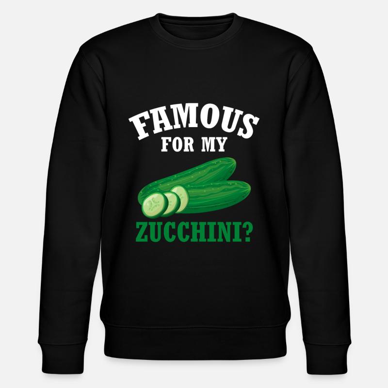 Zucchini - Stanley/Stella Unisex Bio-Sweatshirt CHANGER  - Schwarz