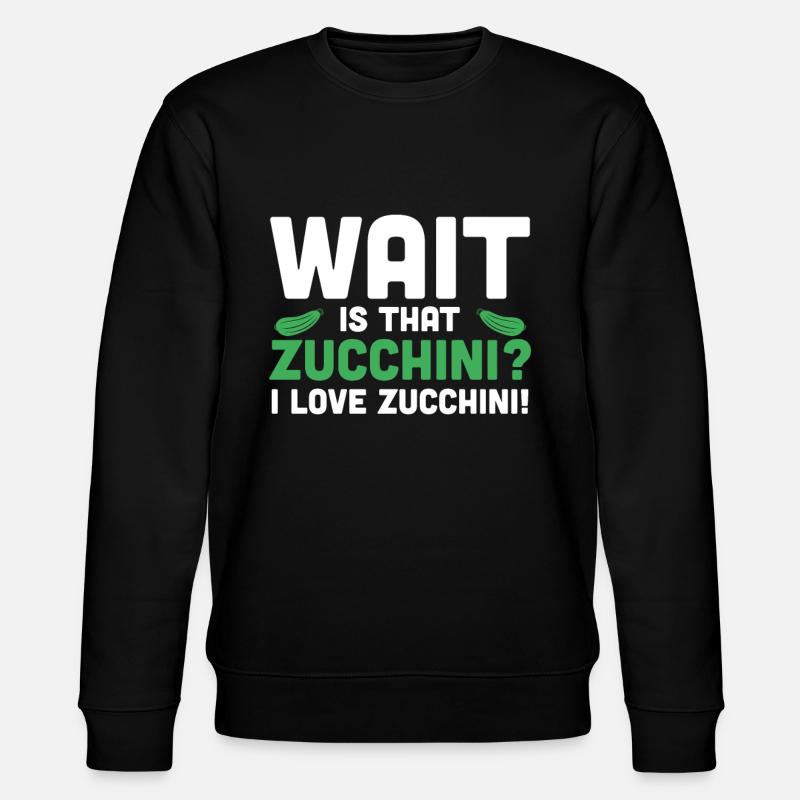 Courgette - Stanley/Stella CHANGER Unisex Organic Sweatshirt - black