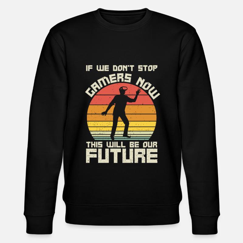 Virtual Reality VR Gift - Stanley/Stella CHANGER Unisex Organic Sweatshirt - black
