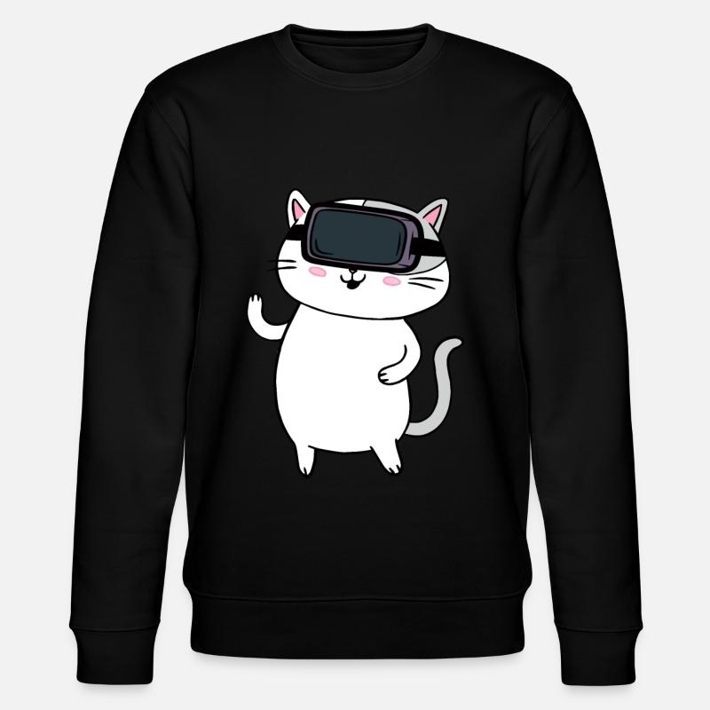 Cadeau VR de réalité virtuelle - Sweat bio CHANGER Stanley/Stella Unisexe - noir