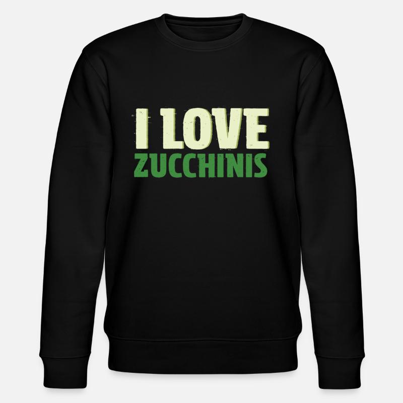 Zucchini - Stanley/Stella Unisex Bio-Sweatshirt CHANGER  - Schwarz