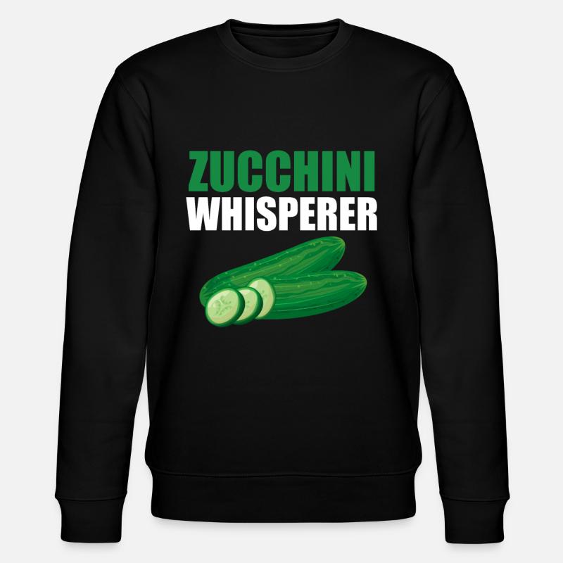 Zucchini - Stanley/Stella Unisex Bio-Sweatshirt CHANGER  - Schwarz