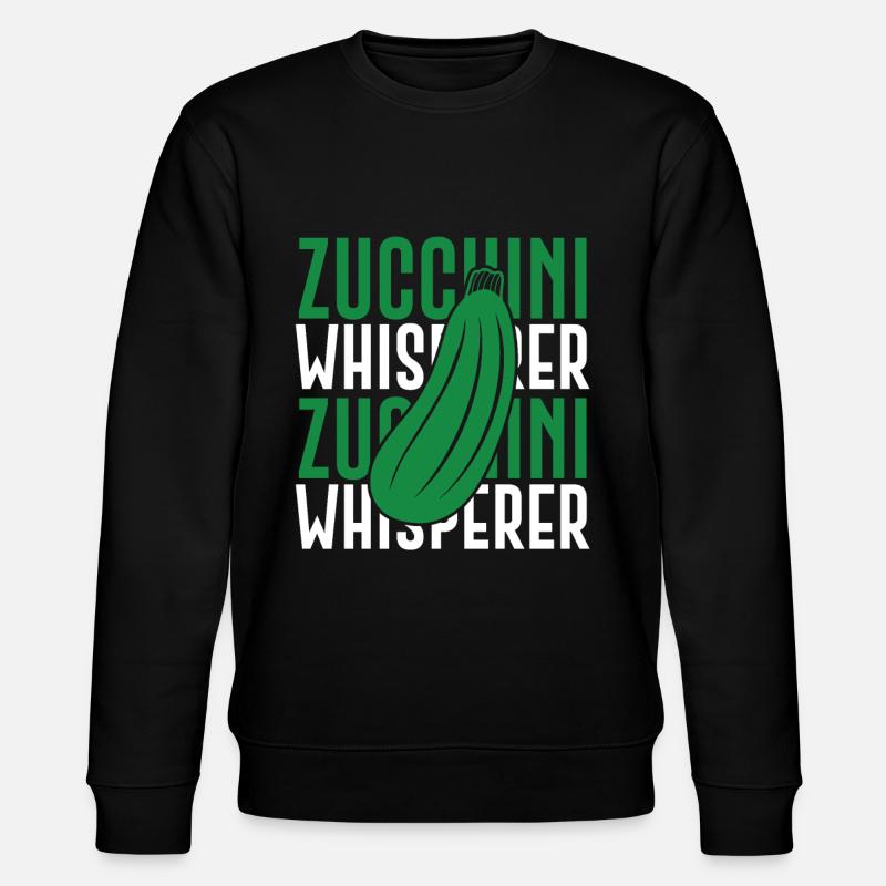 Zucchini - Stanley/Stella Unisex Bio-Sweatshirt CHANGER  - Schwarz