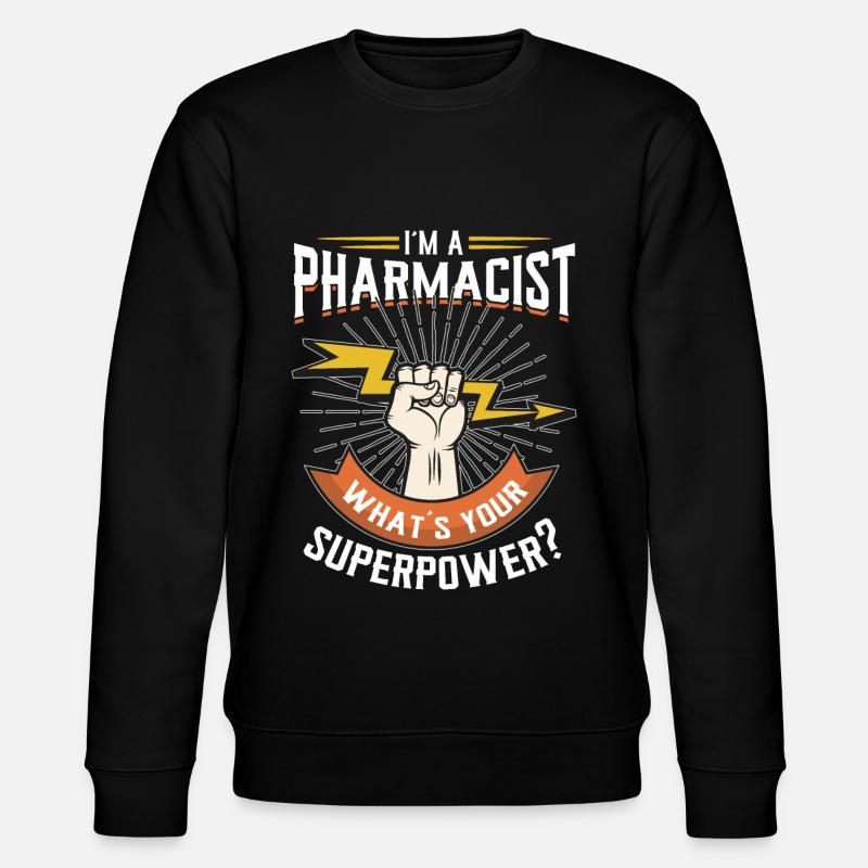 Pharmacien - Sweat bio CHANGER Stanley/Stella Unisexe - noir