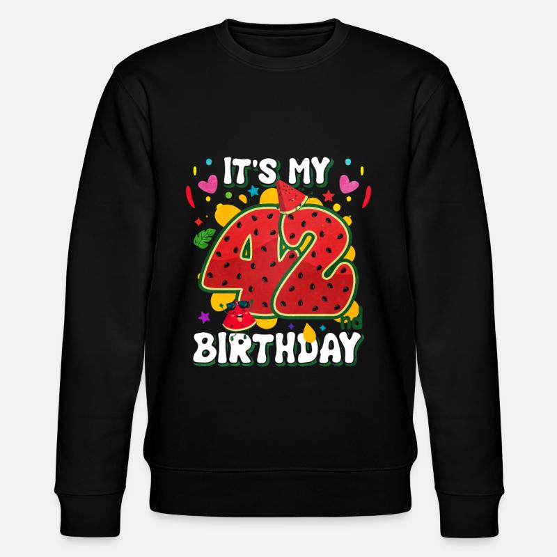 42e anniversaire Pastèque - Sweat bio CHANGER Stanley/Stella Unisexe - noir