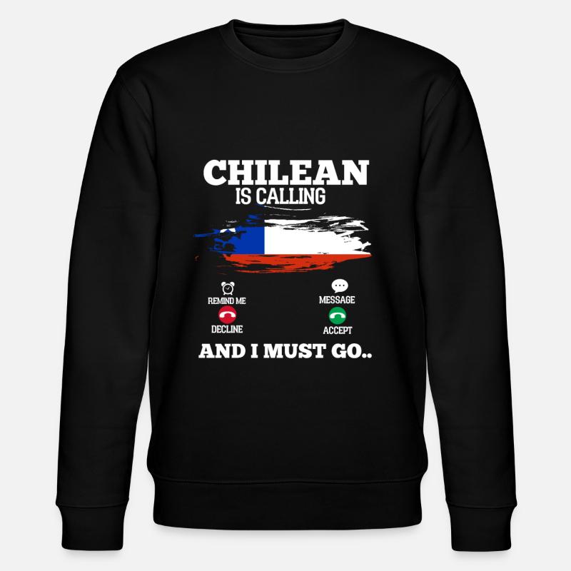 Chile - Stanley/Stella CHANGER Unisex Organic Sweatshirt - black