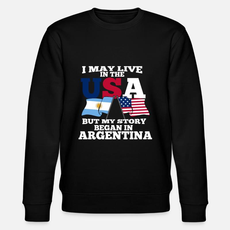 Argentine - Sweat bio CHANGER Stanley/Stella Unisexe - noir