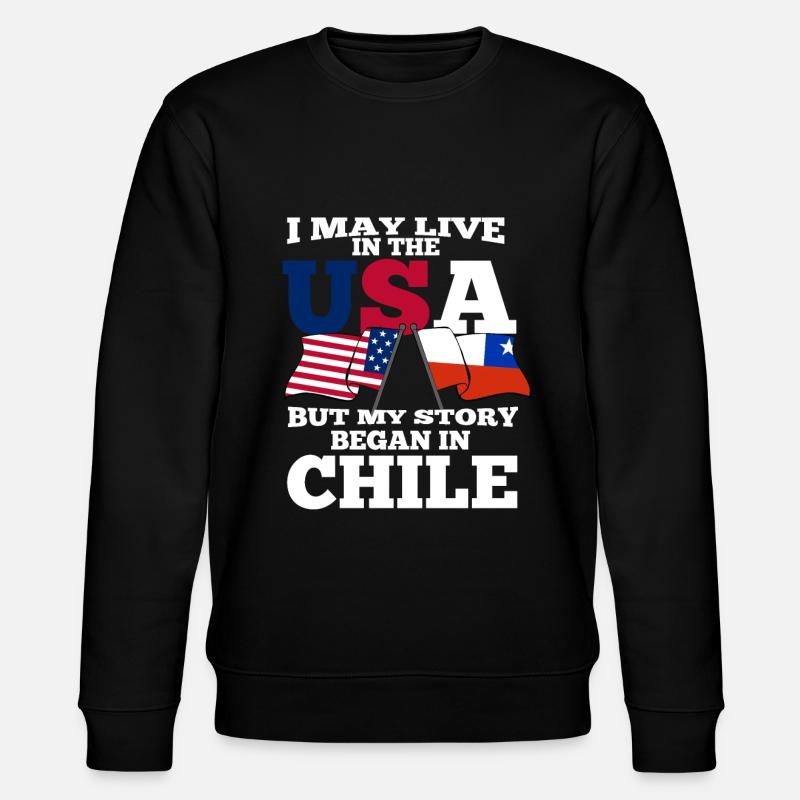 Chile - Stanley/Stella Unisex Bio-Sweatshirt CHANGER  - Schwarz