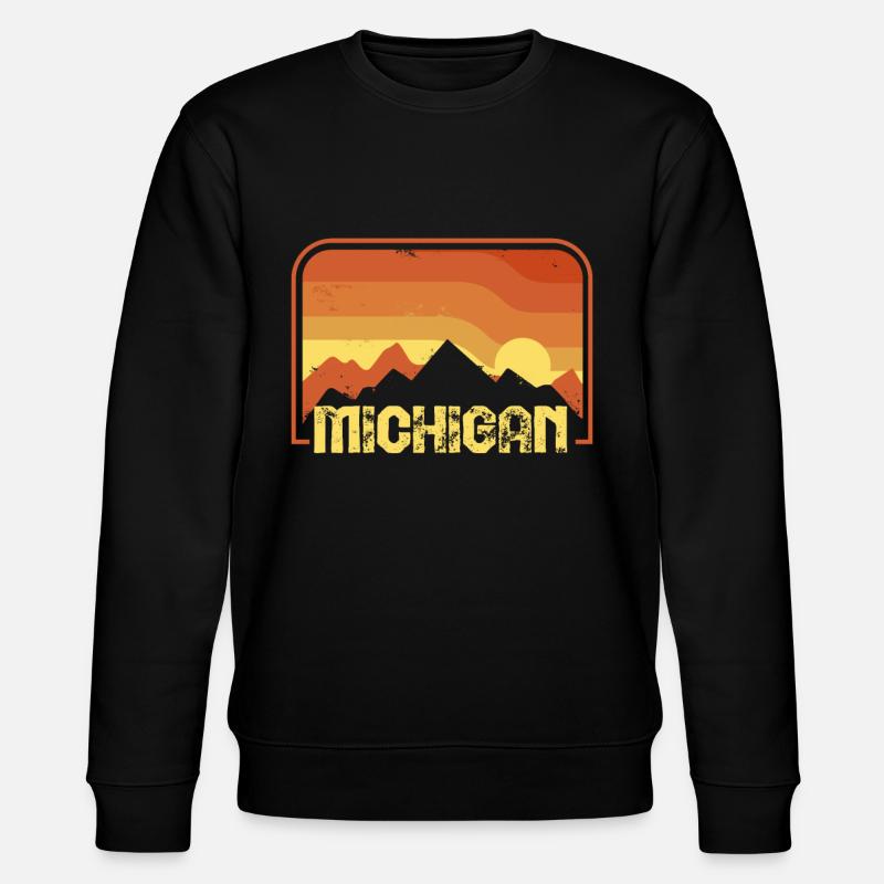 michigan - Stanley/Stella Unisex Bio-Sweatshirt CHANGER  - Schwarz