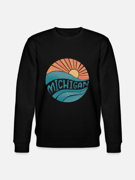 Michigan - Stanley/Stella CHANGER Unisex Organic Sweatshirt - black