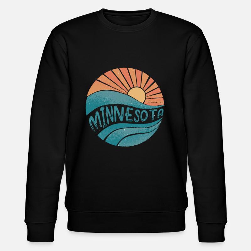 Minnesota - Stanley/Stella Unisex Bio-Sweatshirt CHANGER  - Schwarz