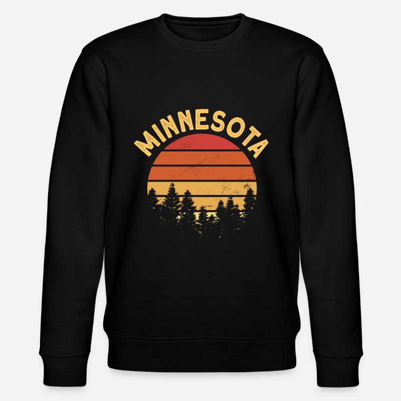 Minnesota - Stanley/Stella Unisex Bio-Sweatshirt CHANGER  - Schwarz
