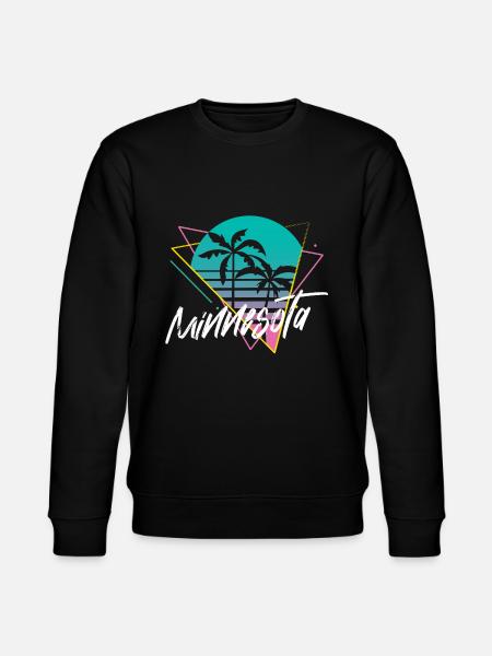 Minnesota - Stanley/Stella CHANGER Unisex Organic Sweatshirt - black