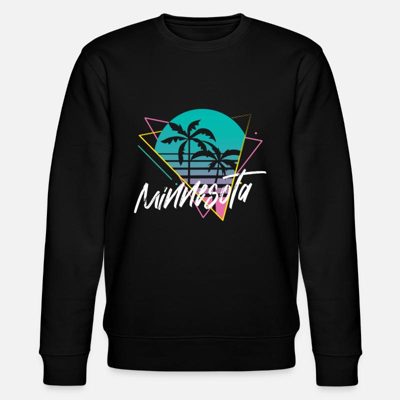 Minnesota - Sweat bio CHANGER Stanley/Stella Unisexe - noir
