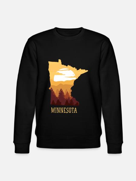Minnesota - Stanley/Stella CHANGER Unisex Organic Sweatshirt - black