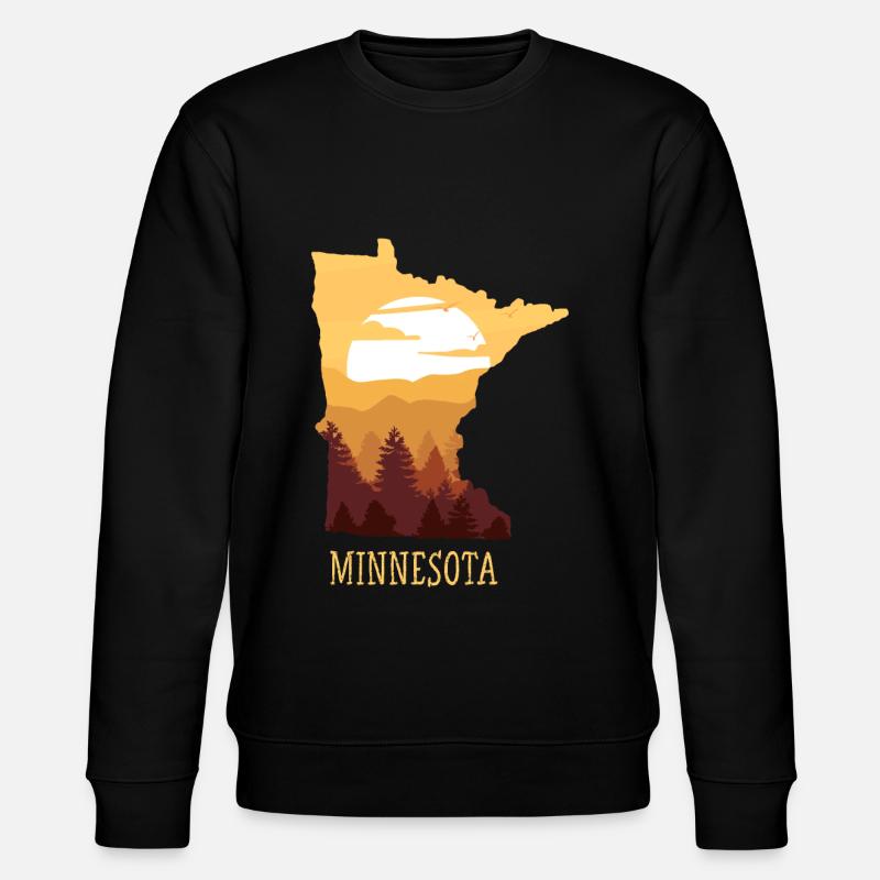 Minnesota - Stanley/Stella Unisex Bio-Sweatshirt CHANGER  - Schwarz