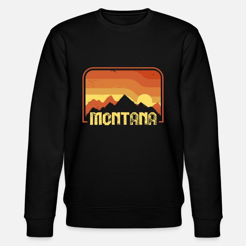 Montana - Stanley/Stella Unisex Bio-Sweatshirt CHANGER  - Schwarz