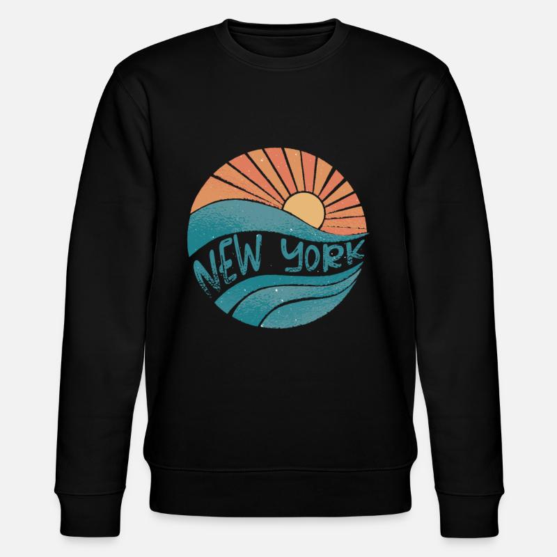 New York - Stanley/Stella Unisex Bio-Sweatshirt CHANGER  - Schwarz