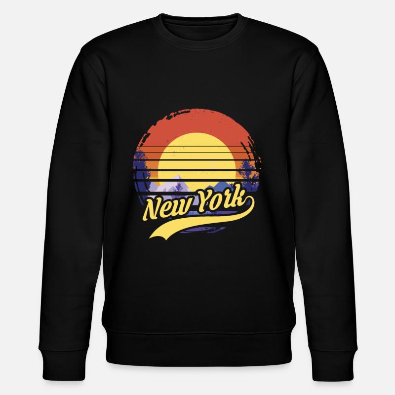 New York - Stanley/Stella Unisex Bio-Sweatshirt CHANGER  - Schwarz