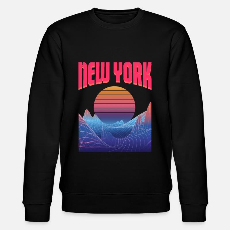 New York - Sweat bio CHANGER Stanley/Stella Unisexe - noir