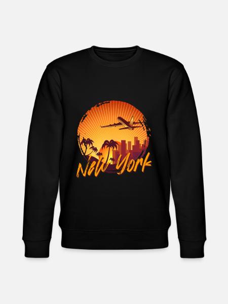 New York - Stanley/Stella CHANGER Unisex Organic Sweatshirt - black