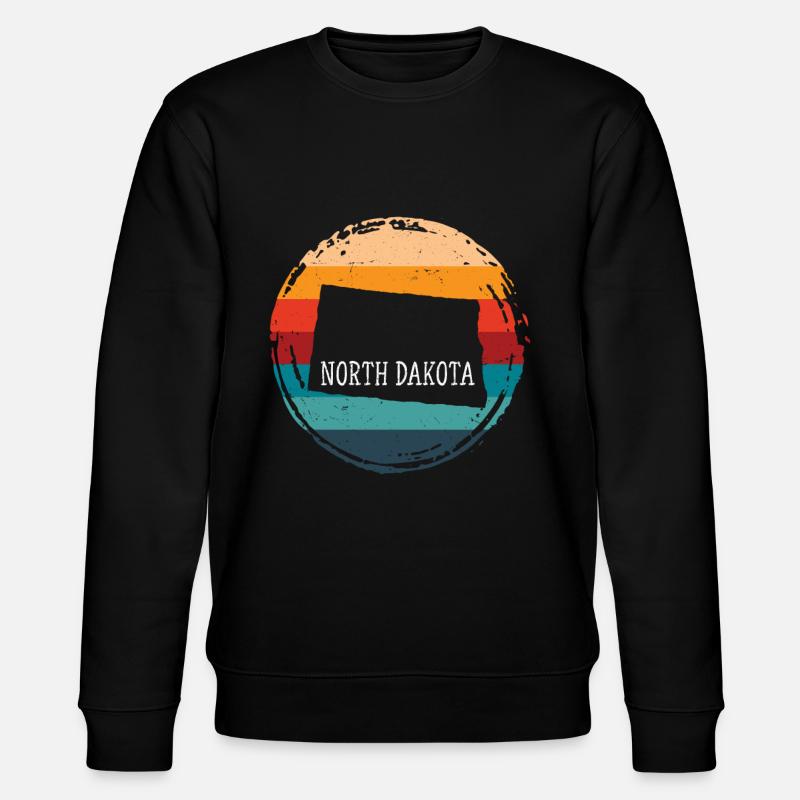 North Dakota - Stanley/Stella Unisex Bio-Sweatshirt CHANGER - Schwarz