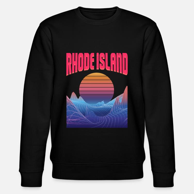 Rhode Island - Stanley/Stella Unisex Bio-Sweatshirt CHANGER  - Schwarz
