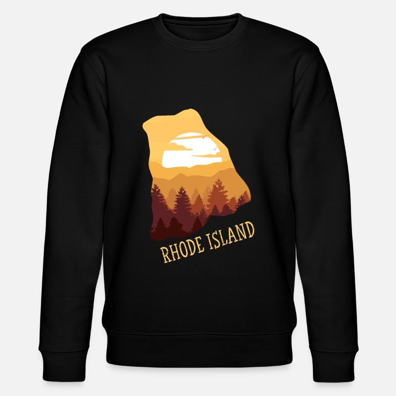 Rhode Island - Stanley/Stella Unisex Bio-Sweatshirt CHANGER  - Schwarz