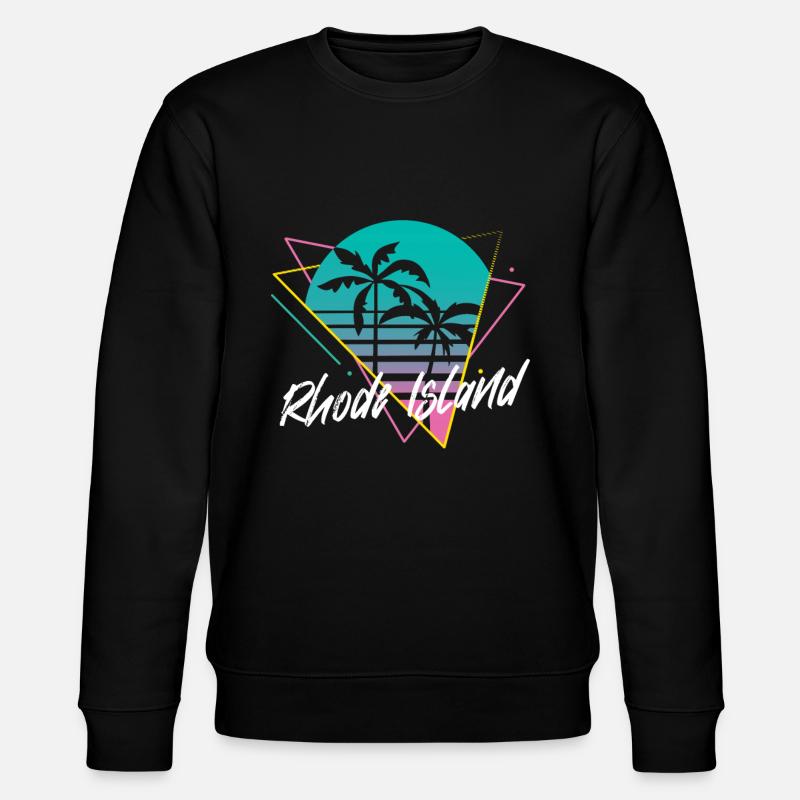 Rhode Island - Stanley/Stella Unisex Bio-Sweatshirt CHANGER  - Schwarz