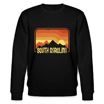 South Carolina - Stanley/Stella Unisex Bio-Sweatshirt CHANGER  - Schwarz - Vorne - Nik (191cm) & Marisol (170cm)