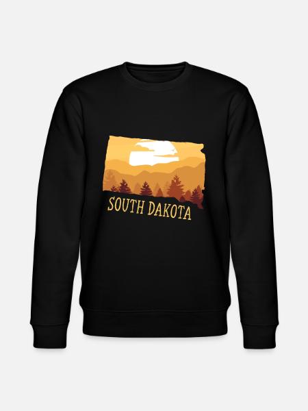 South Dakota - Stanley/Stella CHANGER Unisex Organic Sweatshirt - black