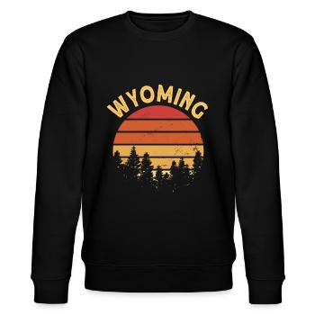 Wyoming - Stanley/Stella Unisex Bio-Sweatshirt CHANGER  - Schwarz - Vorne - Nik (191cm) & Marisol (170cm)
