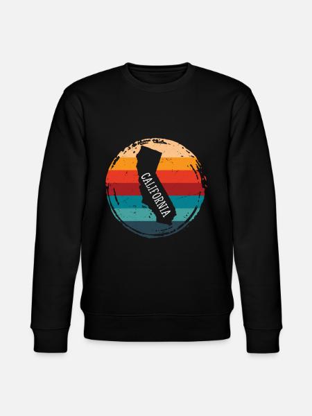 California - Stanley/Stella CHANGER Unisex Organic Sweatshirt - black