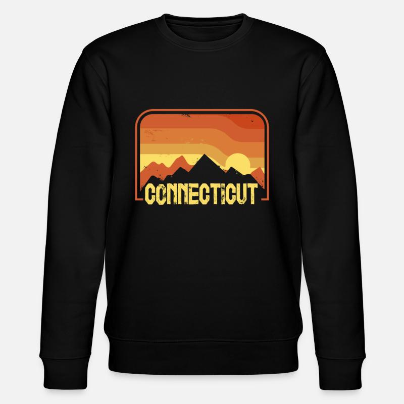 Connecticut - Sweat bio CHANGER Stanley/Stella Unisexe - noir