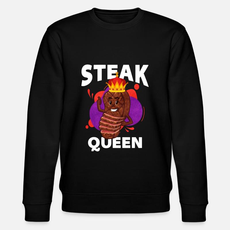 Steak - Stanley/Stella Unisex Bio-Sweatshirt CHANGER  - Schwarz