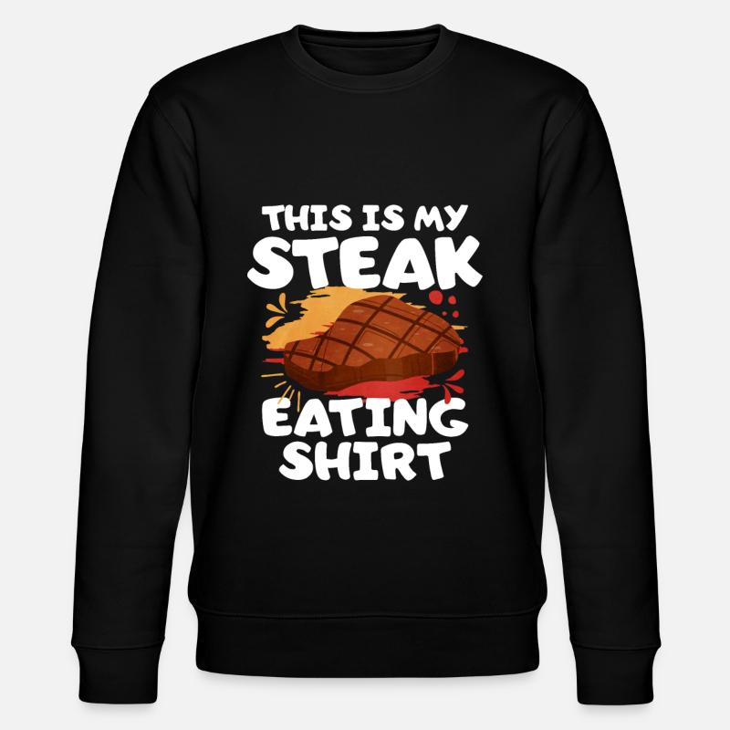 Steak - Stanley/Stella Unisex Bio-Sweatshirt CHANGER  - Schwarz