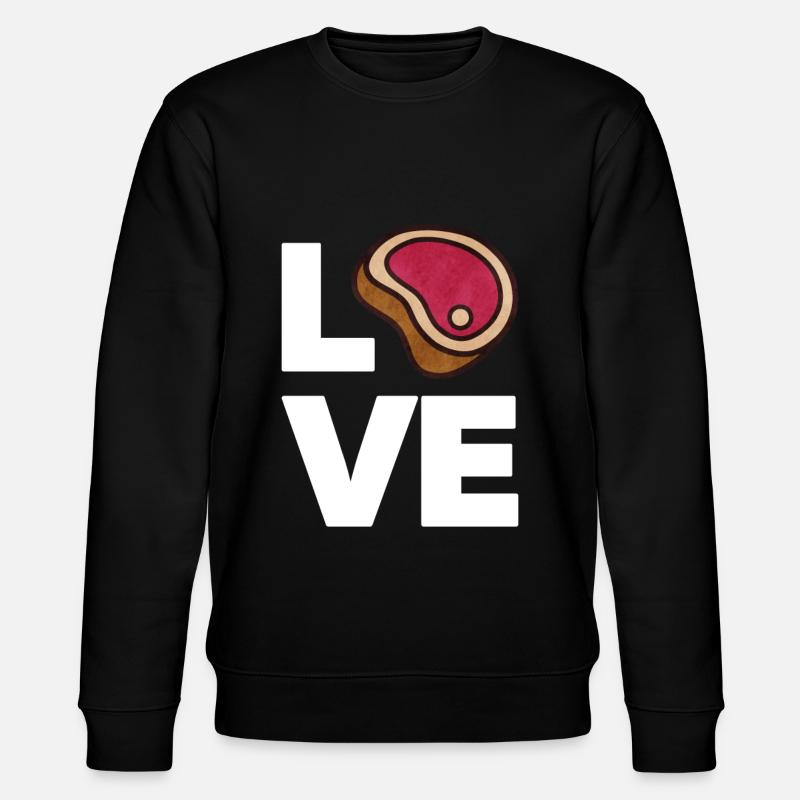 Steak - Stanley/Stella Unisex Bio-Sweatshirt CHANGER  - Schwarz