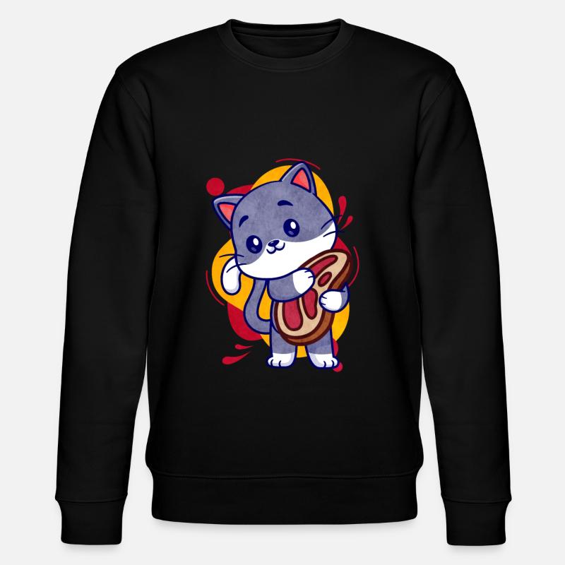 Bifteck - Sweat bio CHANGER Stanley/Stella Unisexe - noir