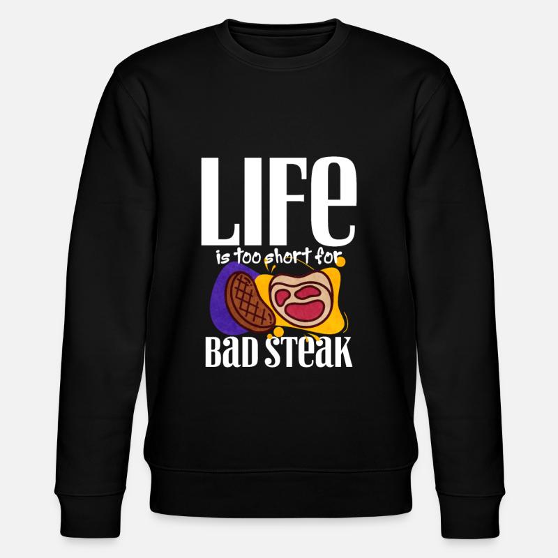 Bifteck - Sweat bio CHANGER Stanley/Stella Unisexe - noir