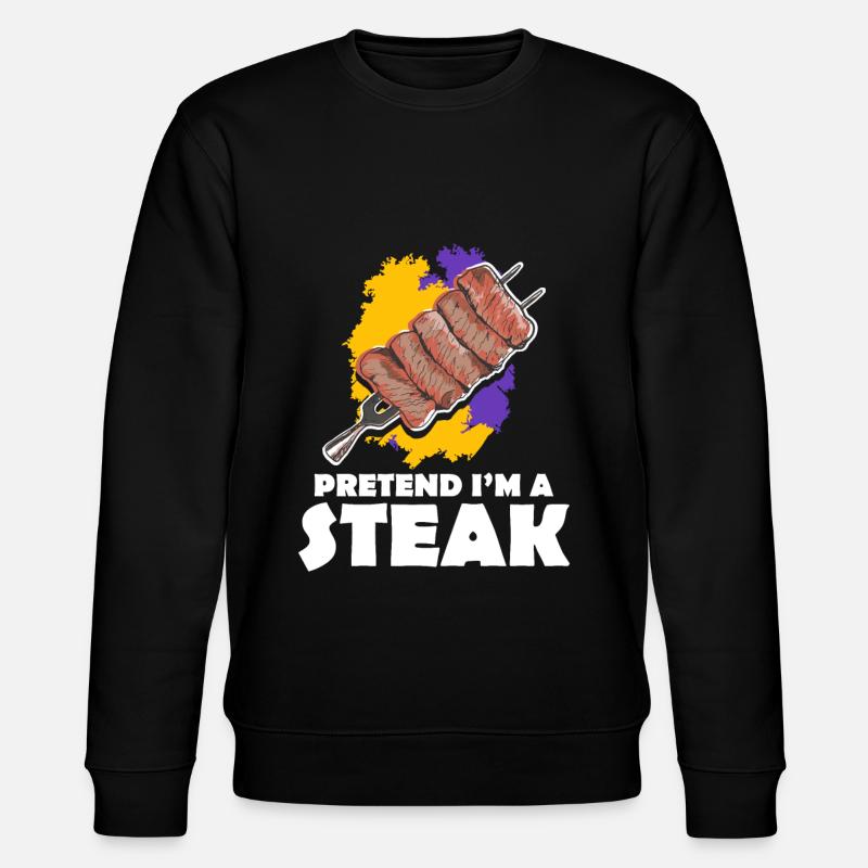 Steak - Stanley/Stella Unisex Bio-Sweatshirt CHANGER  - Schwarz