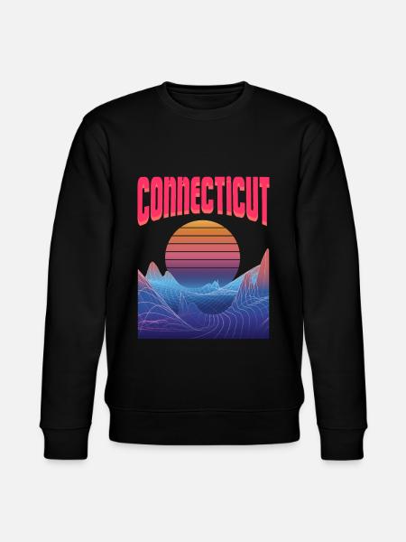 Connecticut - Stanley/Stella CHANGER Unisex Organic Sweatshirt - black