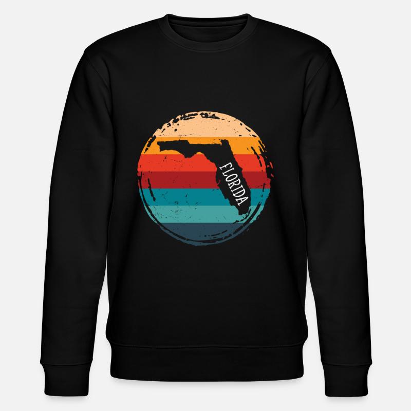 florida - Stanley/Stella Unisex Bio-Sweatshirt CHANGER  - Schwarz