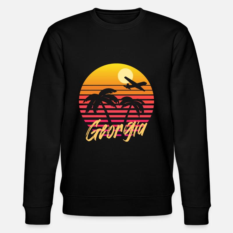 georgia - Stanley/Stella Unisex Bio-Sweatshirt CHANGER  - Schwarz