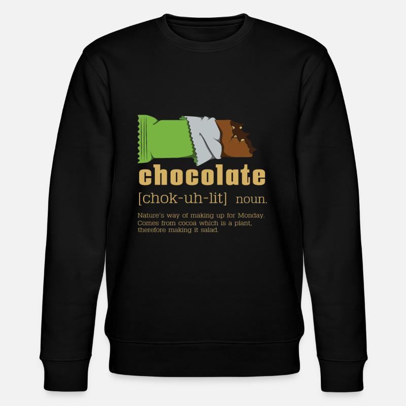 Nom chocolat - Sweat bio CHANGER Stanley/Stella Unisexe - noir
