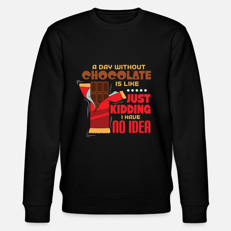 Chocolat - Sweat bio CHANGER Stanley/Stella Unisexe - noir