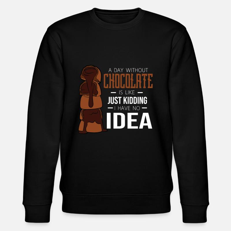 Chocolate - Stanley/Stella CHANGER Unisex Organic Sweatshirt - black